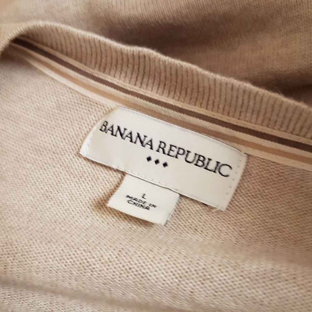 Banana Republic Men's Cotton Long Sleeve Sweater L - Picture 6 of 6